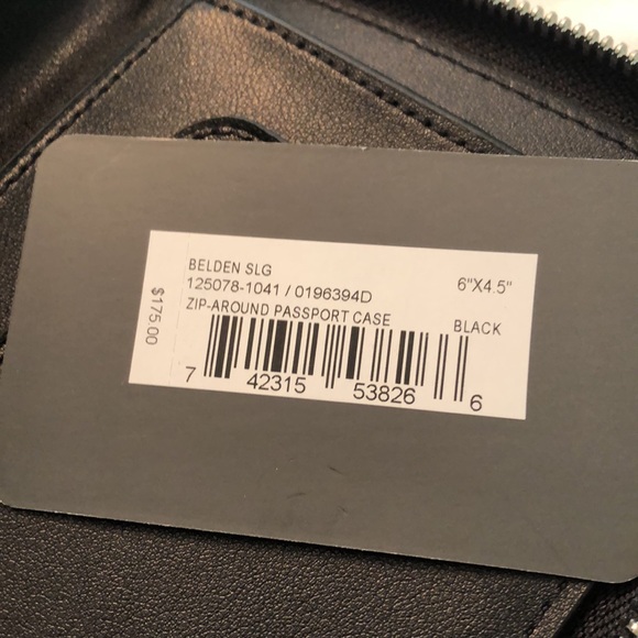 Tumi Accessories New Tumi Zip Around Belden Passport Case 7 Card